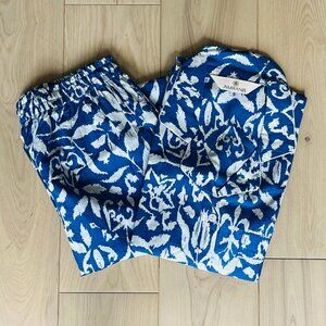 BRAND NEW Hand Block-Print Cotton Pajama Set For Woman Dress Sleepwear Pj Set